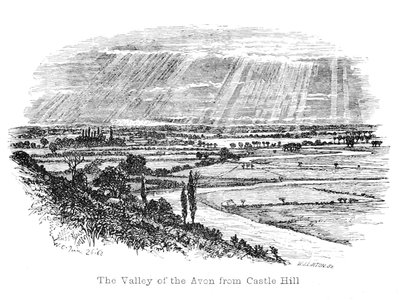 The Valley of the Avon from Castle Hill by Walter Crane
